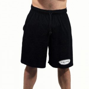 Men's Badge Black Shorts