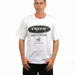 Men's Motocross White Tee